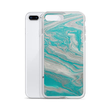 Load image into Gallery viewer, Tiffany &amp; Silver Marble iPhone Case
