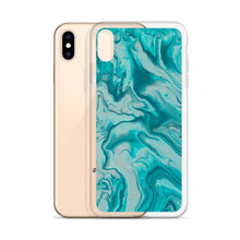 Load image into Gallery viewer, Turquoise Marble iPhone Case