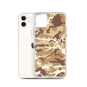 Brown Camouflage iPhone Case