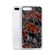 Load image into Gallery viewer, Neon Roses iPhone Case