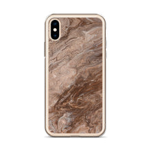 Load image into Gallery viewer, Brown Marble iPhone Case