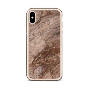 Brown Marble iPhone Case