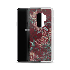 Crimson Floral Samsung Case