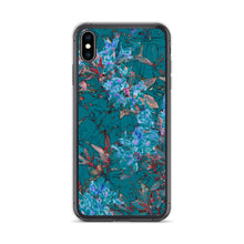 Load image into Gallery viewer, Turquoise Floral iPhone Case