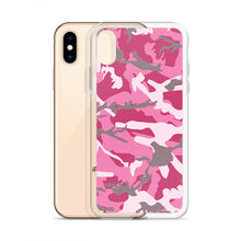 Load image into Gallery viewer, Pink Camouflage iPhone Case