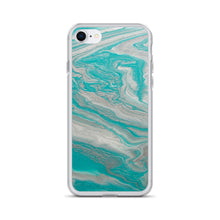 Load image into Gallery viewer, Tiffany &amp; Silver Marble iPhone Case