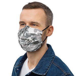 Grey Camouflage Face Mask