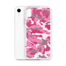 Load image into Gallery viewer, Pink Camouflage iPhone Case