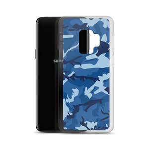 Blue Camouflage Samsung Case