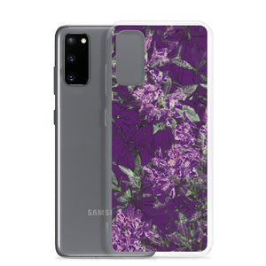 Purple Floral Samsung Case