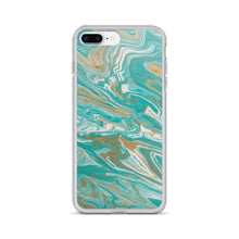 Load image into Gallery viewer, Tiffany &amp; Gold Marble iPhone Case