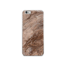 Load image into Gallery viewer, Brown Marble iPhone Case