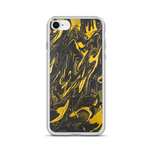 Gold Marble iPhone Case