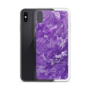 Purple Marble iPhone Case
