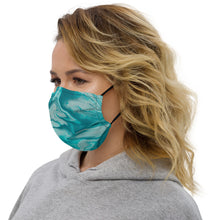 Load image into Gallery viewer, Turquoise Print Face Mask