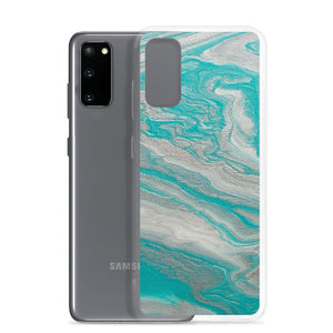 Tiffany & Silver Marble Samsung Case