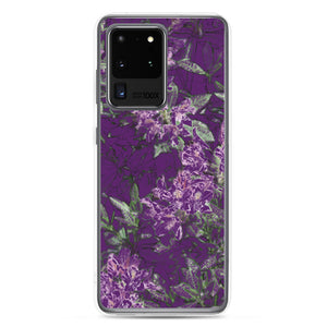 Purple Floral Samsung Case