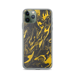 Gold Marble iPhone Case