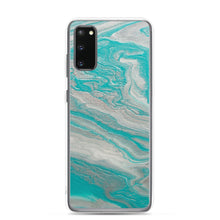 Load image into Gallery viewer, Tiffany &amp; Silver Marble Samsung Case