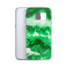 Load image into Gallery viewer, Green Marble Samsung Case