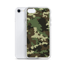 Load image into Gallery viewer, Green Camouflage iPhone Case