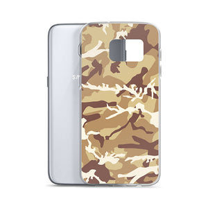 Brown Camouflage Samsung Case