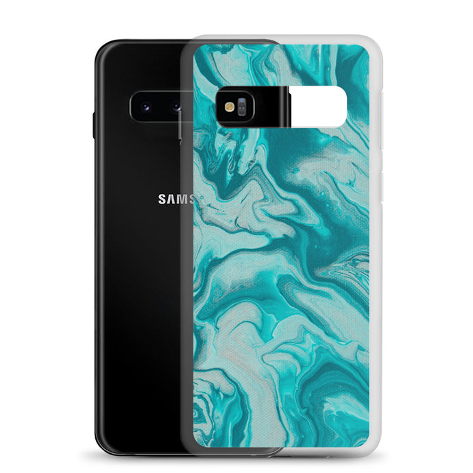 Turquoise Marble Samsung Case