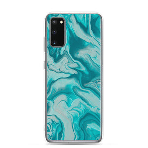 Turquoise Marble Samsung Case