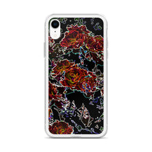 Load image into Gallery viewer, Neon Roses iPhone Case