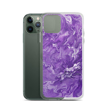 Load image into Gallery viewer, Purple Marble iPhone Case