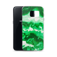 Load image into Gallery viewer, Green Marble Samsung Case