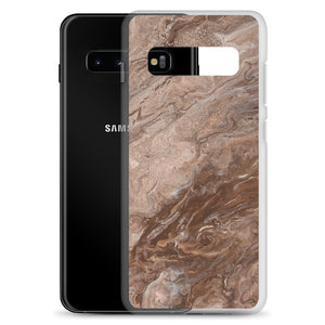 Brown Marble Samsung Case
