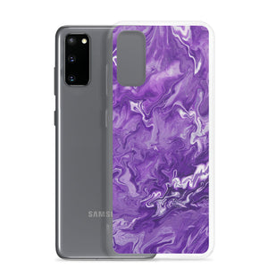 Purple Marble Samsung Case