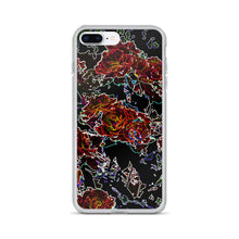 Load image into Gallery viewer, Neon Roses iPhone Case