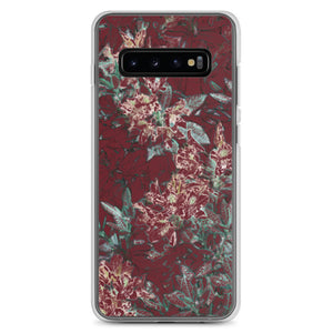 Crimson Floral Samsung Case