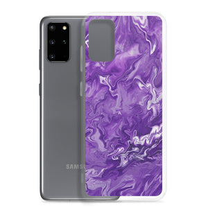 Purple Marble Samsung Case
