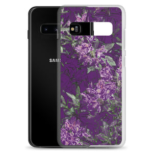 Purple Floral Samsung Case