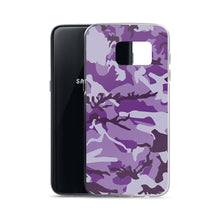 Load image into Gallery viewer, Purple Camouflage Samsung Case