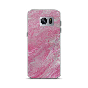 Pink Marble Samsung Case
