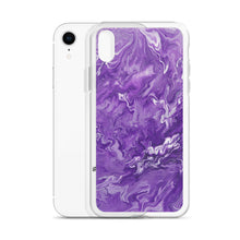 Load image into Gallery viewer, Purple Marble iPhone Case