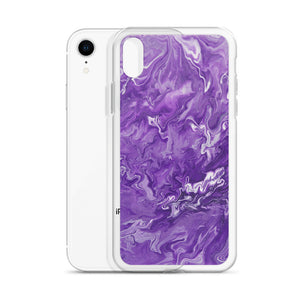 Purple Marble iPhone Case