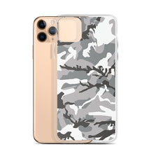 Load image into Gallery viewer, Grey Camouflage iPhone Case
