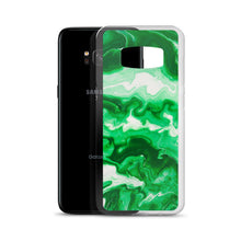 Load image into Gallery viewer, Green Marble Samsung Case