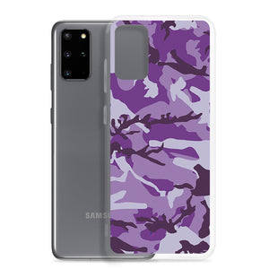 Purple Camouflage Samsung Case