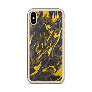 Gold Marble iPhone Case