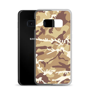 Brown Camouflage Samsung Case