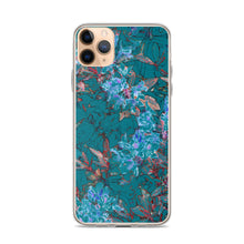 Load image into Gallery viewer, Turquoise Floral iPhone Case