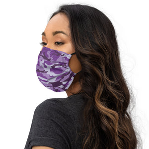 Purple Camouflage Face Mask