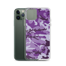 Load image into Gallery viewer, Purple Camouflage iPhone Case