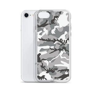 Grey Camouflage iPhone Case